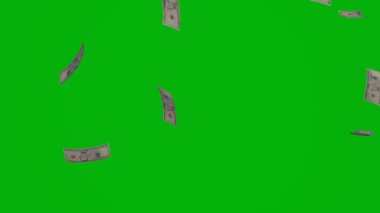 5 US dollar money composition. Financial background. Many banknotes and wads of money. Business or economy concept. Cash.