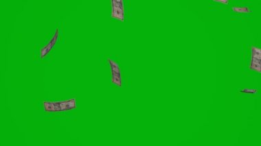 10 US dollar money composition. Financial background. Many banknotes and wads of money. Business or economy concept. Cash.