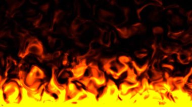 Slow motion fire background. Flames backdrop. Video footage suitable for music album cover.