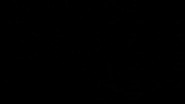 Pulse animation. Heartbeat. Cardiogram on black background. Green chart.