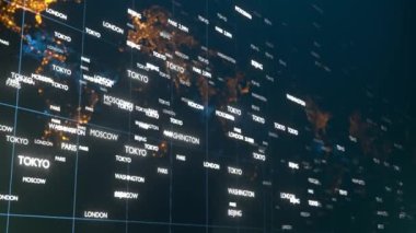 World economy and business. International trade concept. World financial capitals. Europe.