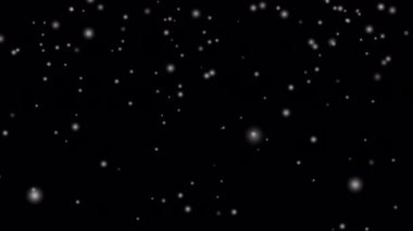 Snow falling on transparent background. Snowfall. Winter.