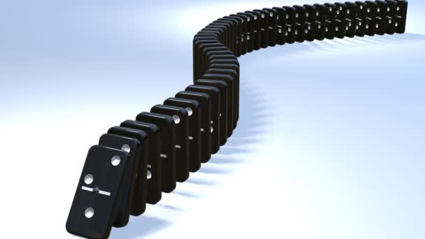 Dominoes Falling Domino Effect Game — Video