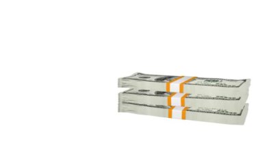 100 dolar nakit seti. Bir sürü para geçmişi. Finansal arkaplanlar.