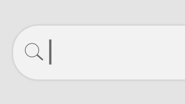 Pesquisa String Com Inscrição Sanções Consulta Notícias Popular Motor Busca — Vídeo de Stock