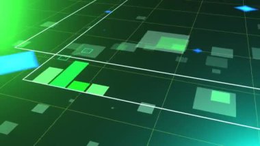 Stock market animated graphic. Stock price chart. Financial and business concept.