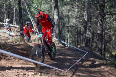 04,03,2022 La Nuca, Alicante, İspanya. Valencian topluluğunun motosiklet denemesi