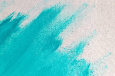 yaratıcı arka plan, renkli astar boya lekesi keten bir tuvalin yüzeyine sürtünmüş, geçici nesne, yakın, tonlama 