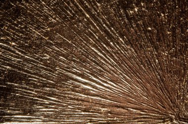 Radyasyonla buruşmuş altın madeni alanı, alev etkisi, kısa odak 