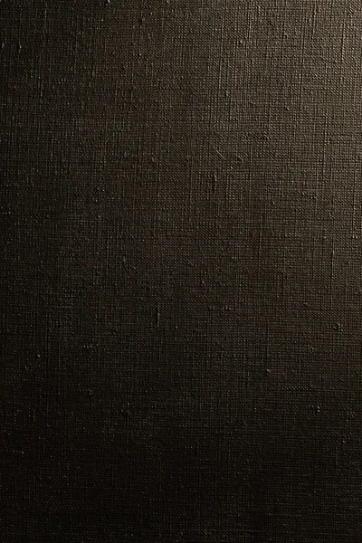 ダーククリエイティブ背景 ブラックプリミッドリネンキャンバス 不均一な照明 カラートーン — ストック写真