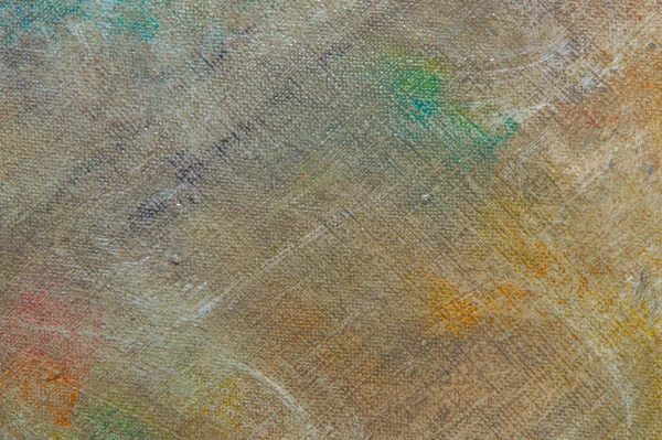 Абстрактный Выцветший Многоцветный Фон Результате Смывания Красок Холста Короткий Фокус — стоковое фото