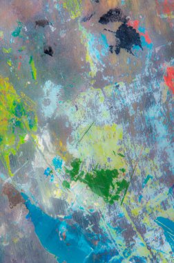 yaratıcı renkli arkaplan: keten astar astarlarken yeni renkli astar renginin geçici bir deseni ve lekeleri 