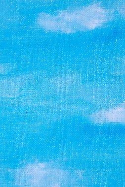 yaratıcı arkaplan, keten tuval yüzeyinde göksel renk astarı, geçici nesne, kapat, tonu 