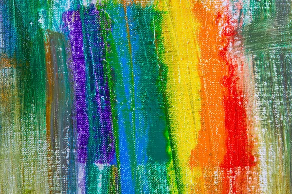 Fondo Abstracto Arco Iris Multicolor Formado Por Borrar Pinturas Del —  Fotos de Stock