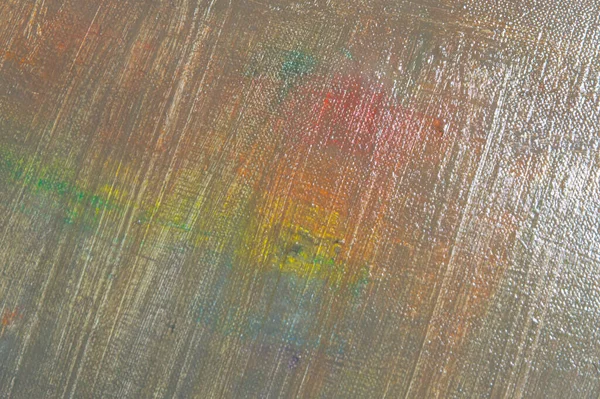 Abstraite Décoloré Fond Multicolore Résultant Laver Les Peintures Toile Mise — Photo