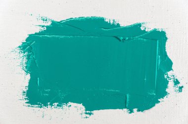 geniş yeşil boya vuruşu beyaz kabarık dokuma sanatı gazlı bez yakın plan, ton, serbest alan 