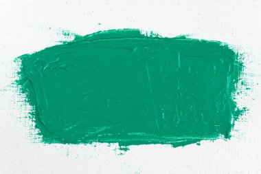geniş yeşil boya vuruşu beyaz kabarık dokuma sanatı gazlı bez yakın plan, ton, serbest alan 