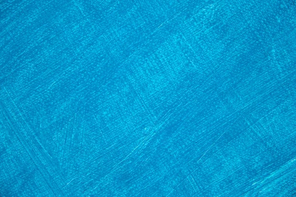 White Artistic Canvas Rough Weave Covered Thin Layer Blue Primer — Stock Photo, Image