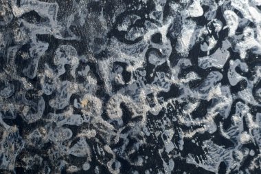 soyut yaratıcı arkaplan: şekillendirilmiş alçı bir kalıp silindiri, tonlama, kısa odaklı. 