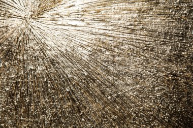 Radyasyonla buruşmuş altın madeni alanı, alev etkisi, kısa odak 