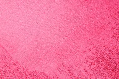 parlak kırmızı arkaplan: düz bir yüzey, açık ve koyu bölgeler üzerinde ince bir düzensiz katmana uygulanan kalın akrilik boya 