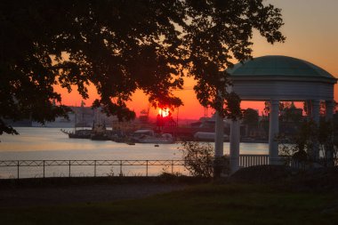 Stockholm 'de günbatımında İsveç 20210721