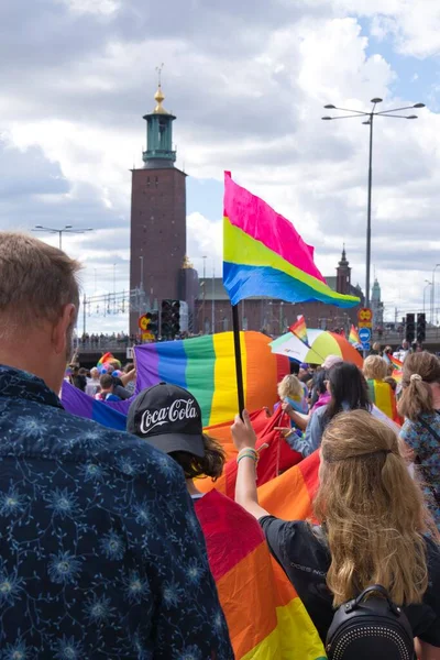 Stockholm Pride Parade August 2022 High Quality Photo — Stok fotoğraf
