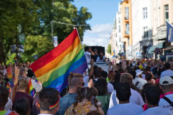 Stockholm Pride Parade August 2022 High Quality Photo — 스톡 사진