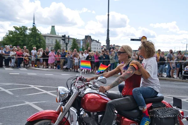 Stockholm Pride parade 6 august 2022. High quality photo