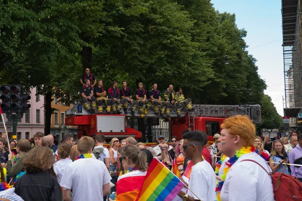 Stockholm Pride Parade August 2022 High Quality Photo — Stok fotoğraf