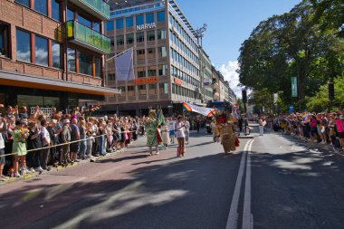 Stockholm Pride parade 6 august 2022. High quality photo