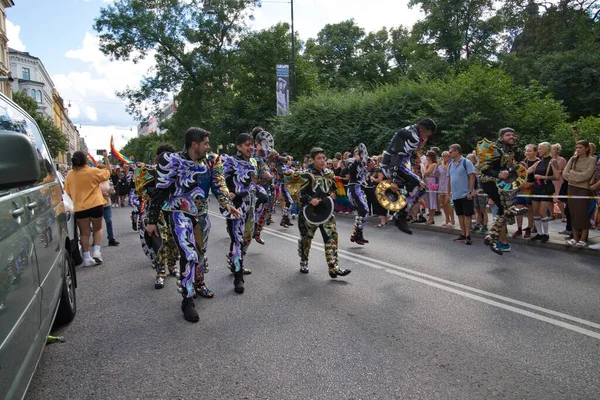 Stockholm Pride parade 6 august 2022. High quality photo