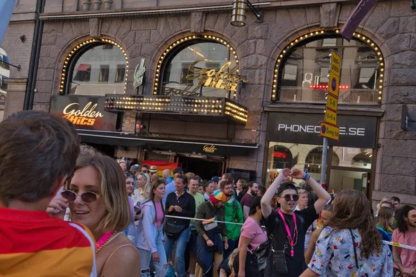 Stockholm Pride parade 6 august 2022. High quality photo
