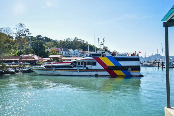 Langkawi Adası Kedah Malezya Feribot Platforma Vardı — Stok fotoğraf