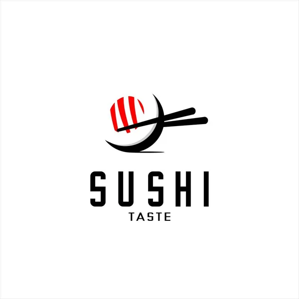Vektor Ilustrasi Logo Sushi Resto — Stock Vector