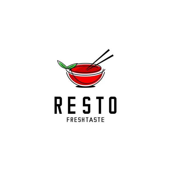Vector Illustration Ramen Noodle Logo Restaurant Logo — Stock Vector