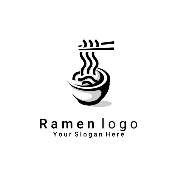Вектор Логотипа Рамена Логотип Лапши — стоковый вектор