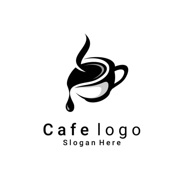 Вектор Логотипа Кофе Логотип Кафе — стоковый вектор