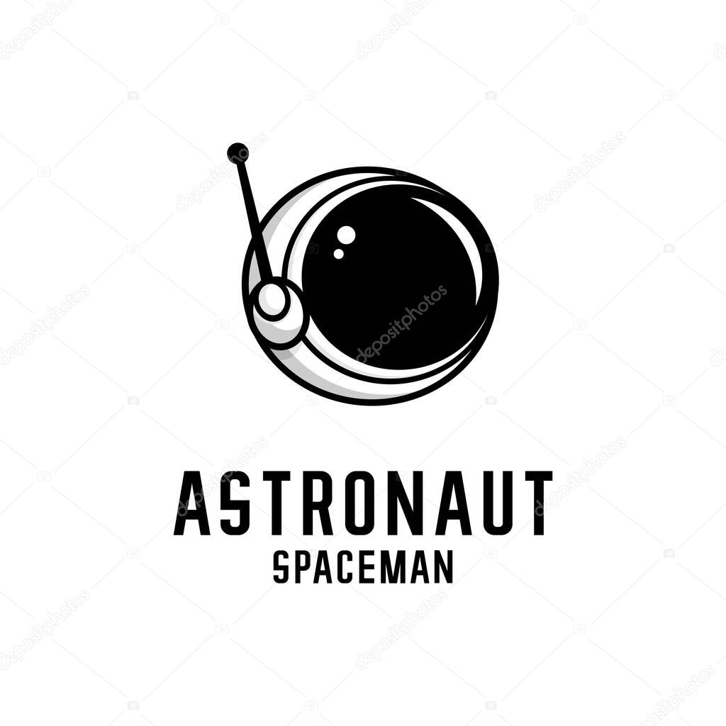 Astronaut illustration vector on white background