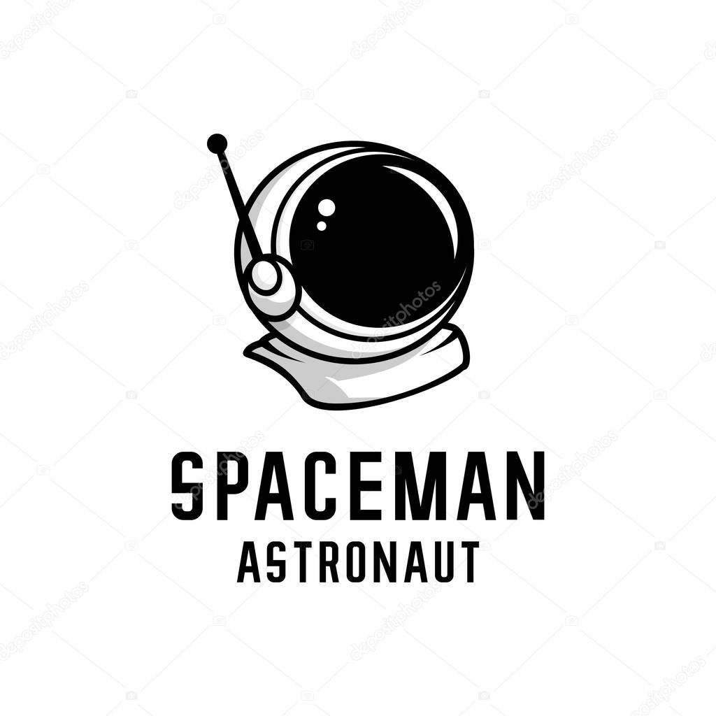 Astronaut illustration vector on white background