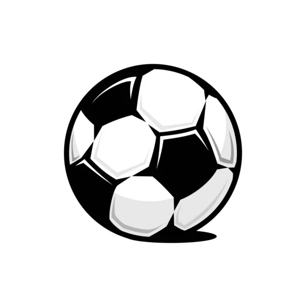 Football Club Logo Illustration Vector Ball Vector — стоковый вектор
