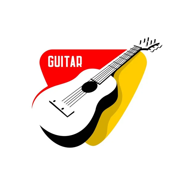 Векторні Ілюстрації Гітари Музики Векторні Значки — стоковий вектор