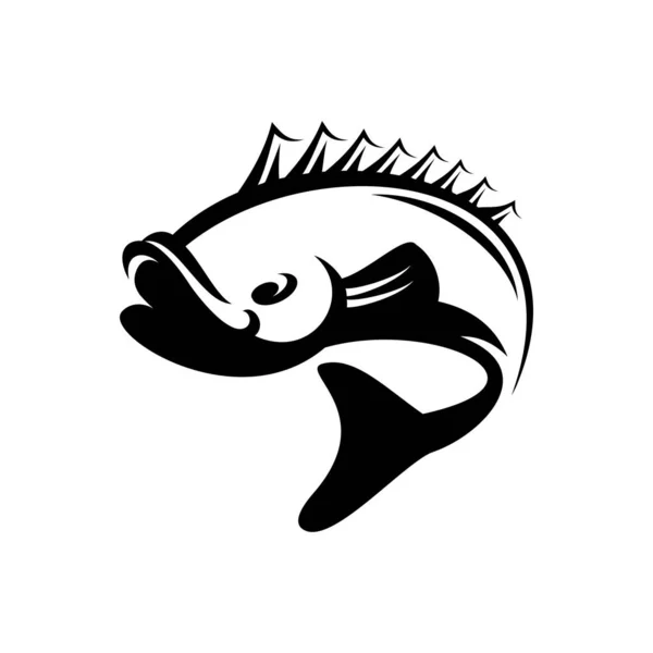 Ilustração Vetorial Peixes Mar Ícone Pesca — Vetor de Stock