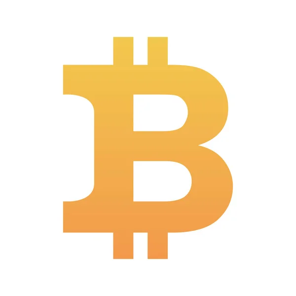 Bitcoin Logo Element Design Schablone Symbol — Stockvektor