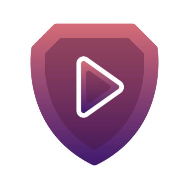 Kalkan yıldızı logo element tasarım şablonu simgesi