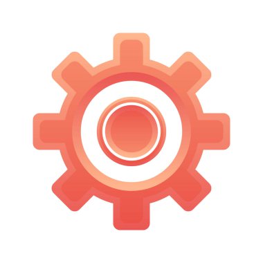 dişli para gradyan logo tasarım şablonu simgesi