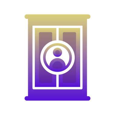 profil mobilya gradyan logo tasarımı modern şablon simgesi