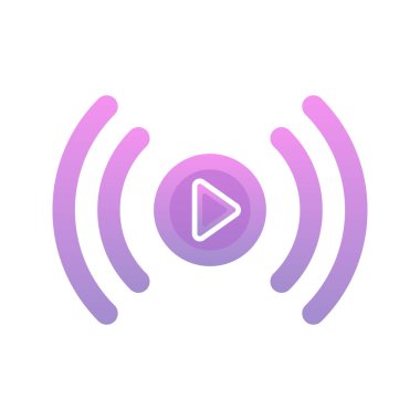 canlı logo gradyan tasarım şablonu simgesi