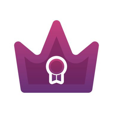 Madalya kaplaması logo gradyan tasarım şablonu simgesi