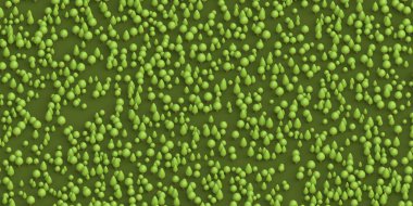 Çizgi film yeşil yaz ormanı manzarası. Isome view kompozisyonu. Tasarım arka plan oyunu, reklamlar, haritalar için 3D çizim. Sevimli renkli elementler.